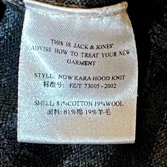 4/$50 Jack & Jones Men’s Wool Blend Hoodie Sweater - Picture 3 of 7